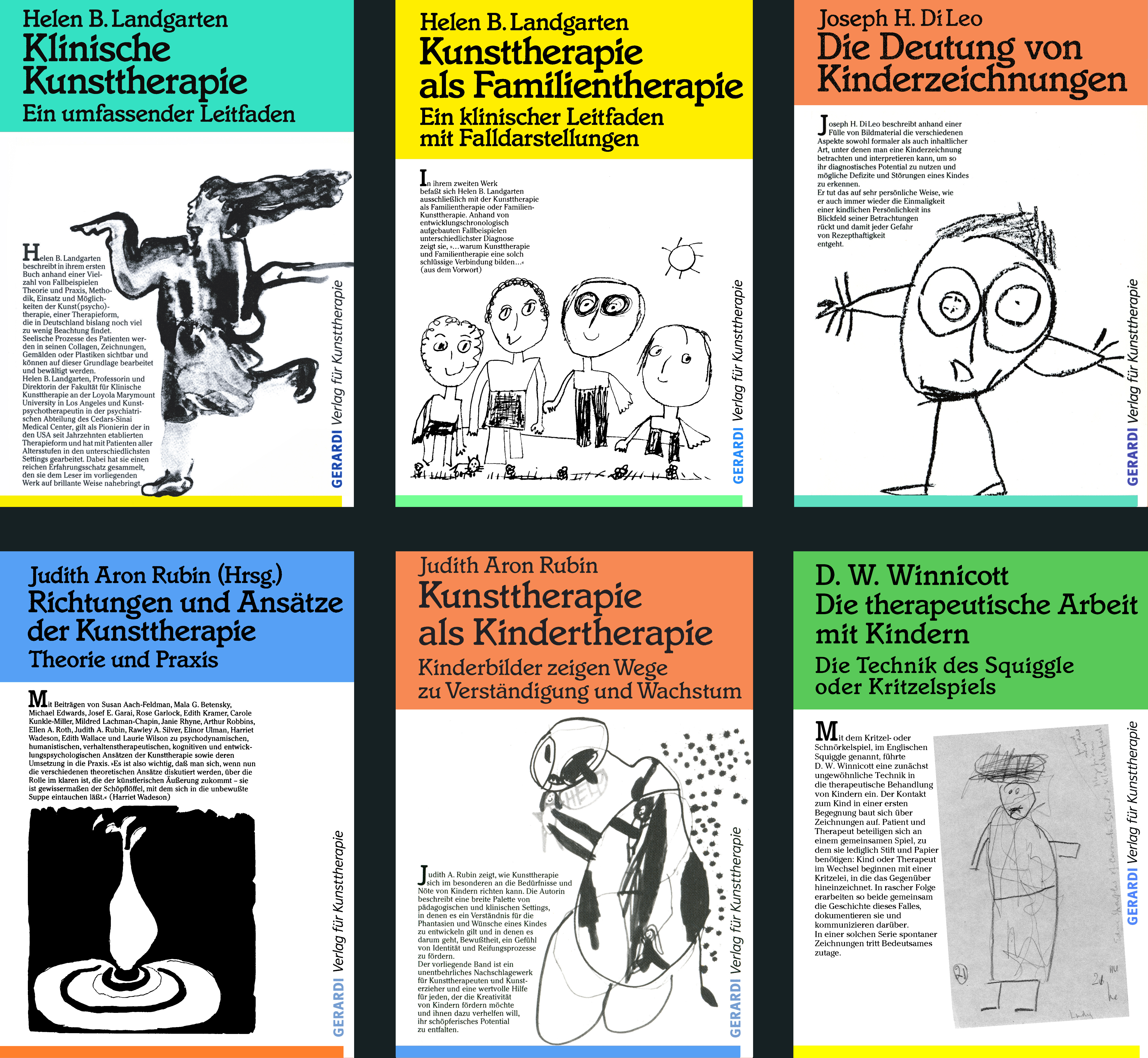 Verlagsprogramm Übersicht GERARDI Verlag für Kunsttherapie